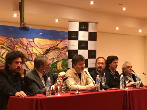 Gastón Duprat presentó su nueva película, con Francella, Brandoni y Gasalla