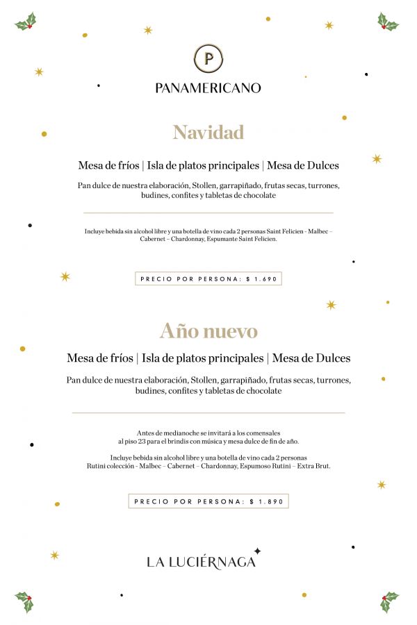 Noche Buena y Fin de Año en Panamericano